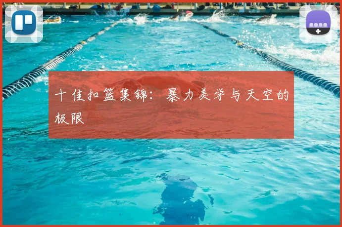十佳扣篮集锦:暴力美学与天空的极限